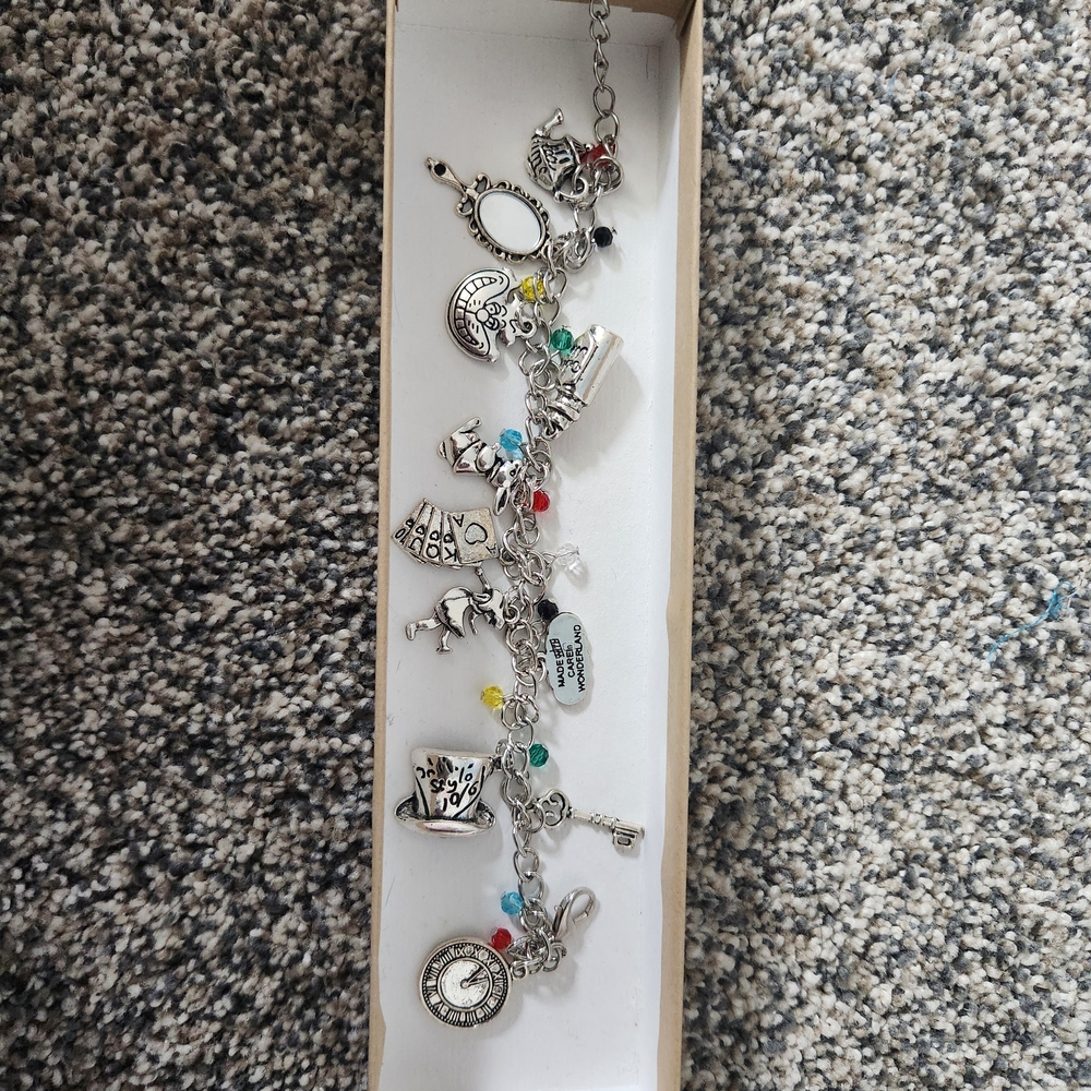 Alice In Wonderland Charm Bracelet